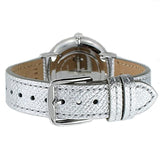 Buy Shop Coach Slim Easton Silver Dial Silver Leather Strap Watch for Women - 14502685 USA Online