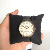 Buy Shop Coach Slim Easton White Dial Black Leather Strap Watch for Women - 14502683 USA Online