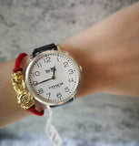 Buy Shop Coach Slim Easton White Dial Black Leather Strap Watch for Women - 14502683 USA Online