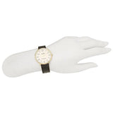 Buy Shop Coach Slim Easton White Dial Black Leather Strap Watch for Women - 14502683 USA Online