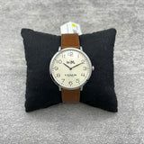 Buy Shop Coach Slim Easton White Dial Brown Leather Strap Watch for Women - 14502682 USA Online
