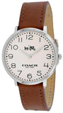 Buy Shop Coach Slim Easton White Dial Brown Leather Strap Watch for Women - 14502682 USA Online