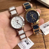 Buy Shop Coach Sport Ceramic Blue Dial Two Tone Steel Strap Watch for Women - 14502462 USA Online