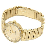 Buy Shop Coach Sport Diamonds Gold Dial Gold Steel Strap Watch for Women - 14502195 USA Online