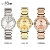 Buy Shop Coach Sports Crystals Silver Dial Silver Steel Strap Watch for Women - 14502194 USA Online