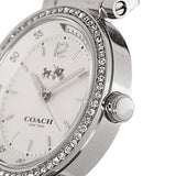 Buy Shop Coach Sports Crystals Silver Dial Silver Steel Strap Watch for Women - 14502194 USA Online