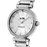 Buy Shop Coach Sports Crystals Silver Dial Silver Steel Strap Watch for Women - 14502194 USA Online