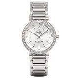 Buy Shop Coach Sports Crystals Silver Dial Silver Steel Strap Watch for Women - 14502194 USA Online