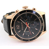 Buy Shop Coach Sullivan Chronograph Black Dial Black Leather Strap Watch for Men - 14602087 USA Online