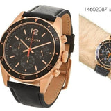 Buy Shop Coach Sullivan Chronograph Black Dial Black Leather Strap Watch for Men - 14602087 USA Online