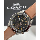 Buy Shop Coach Sullivan Chronograph Black Dial Brown Leather Strap Watch for Men - 14602070 USA Online
