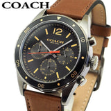 Buy Shop Coach Sullivan Chronograph Black Dial Brown Leather Strap Watch for Men - 14602070 USA Online