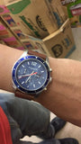 Buy Shop Coach Sullivan Sport Blue Dial Brown Leather Strap Watch for Men - 14606038 USA Online