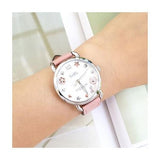 Buy Shop Coach Tatum White Dial Pink Leather Strap Watch For Women - 14502799 USA Online