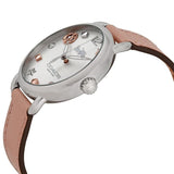 Buy Shop Coach Tatum White Dial Pink Leather Strap Watch For Women - 14502799 USA Online