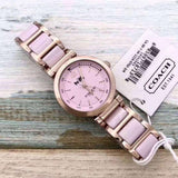 Buy Shop Coach Tristent Purple Dial Two Tone Steel Strap Watch for Women - 14502461 USA Online