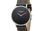 Buy Shop Coach Perry Black Dial Black Leather Strap Watch for Women - 14503033 USA Online