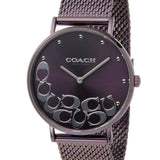 Buy Shop Coach Perry Purple Dial Purple Mesh Bracelet Watch for Women - 14503823 USA Online