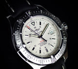 Buy Shop Breitling Colt 44mm Automatic Silver Dial Black Leather Mens Watch - A1731311/G820/428X USA Online