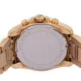 Buy Shop Michael Kors Brecken Chronograph Gold Dial Gold Steel Strap Watch For Women - MK6366 USA Online