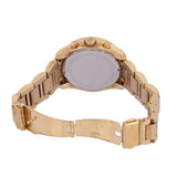 Buy Shop Michael Kors Brecken Chronograph Gold Dial Gold Steel Strap Watch For Women - MK6366 USA Online