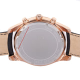 Buy Shop Michael Kors Lexington Chronograph Rose Gold Dial Black Leather Strap Watch For Men - MK8516 USA Online