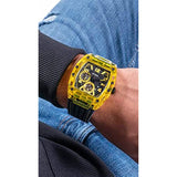 Buy Shop Guess Phoenix Chronograph Black Dial Black Rubber Strap Watch for Men - GW0499G2 USA Online