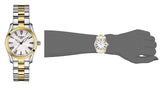 Buy Shop Tissot T Wave Quartz Mother of Pearl Dial Two Tone Steel Strap Watch for Women - T112.210.22.113.00 USA Online