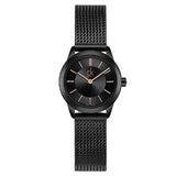 Buy Shop Calvin Klein Minimal Black Dial Black Mesh Bracelet Watch for Women - K3M23421 USA Online