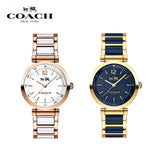 Coach Sport Ceramic Blue Dial Two Tone Steel Strap Watch for Women - 14502462