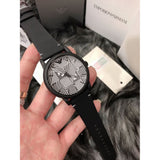 Buy Shop Emporio Armani Luigi Quartz White Dial Black Rubber Strap Watch For Men - AR11136 USA Online