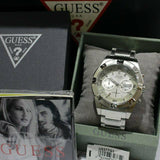 Buy Shop Guess Jolt Chronograph Grey Dial Silver Steel Strap Watch for Men - W0377G1 USA Online