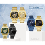Buy Shop Guess Phoenix Blue Dial Blue Steel Strap Watch for Men - GW0387G4 USA Online