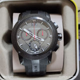Buy Shop Burberry The Endurance Chronograph Black Dial Black Rubber Strap Watch For Men - BU9802 USA Online