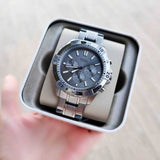 Buy Shop Fossil Garrett Chronograph Grey Dial Grey Steel Strap Watch for Men - FS5621 USA Online