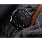 Buy Shop Calvin Klein Minimal Black Dial Black Mesh Bracelet Watch for Women - K3M23421 USA Online
