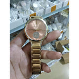 Buy Shop Michael Kors Portia Rose Gold Dial Two Tone Steel Strap Watch for Women - MK3706 USA Online