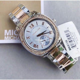 Buy Shop Michael Kors Bryn Silver Dial Silver Steel Strap Watch For Women - MK6277 USA Online
