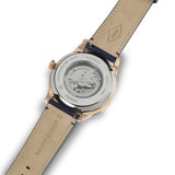 Buy Shop Fossil Townsman Automatic White Dial Navy Blue Leather Strap Watch for Men - ME3171 USA Online