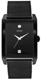 Buy Shop Guess Diamonds Black Dial Black Mesh Strap Watch for Men - W0298G1 USA Online