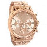 Buy Shop Michael Kors Lexington Rose Gold Dial Rose Gold Steel Strap Watch for Men - MK8319 USA Online
