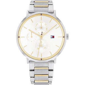 Buy Shop Tommy Hilfiger Blake Silver Dial Two Tone Steel Strap Watch for Women - 1781908 USA Online