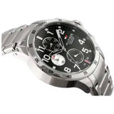 Buy Shop Tommy Hilfiger Cool Sport Multifunction Black Dial Silver Steel Strap Watch for Men - 1791141 USA Online