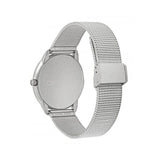 Buy Shop Calvin Klein Minimal White Dial Silver Mesh Bracelet Watch for Men - K3M5115X USA Online
