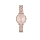 Buy Shop Emporio Armani Kappa Quartz Rose Gold Dial Pink Leather Strap Watch For Women - AR11010 USA Online