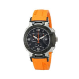 Buy Shop Tissot T Race Chronograph Black Dial Orange Rubber Strap Watch for Women - T048.217.27.057.00 USA Online
