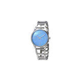 Buy Shop Calvin Klein Stately Blue Mother of Pearl Dial Silver Steel Strap Watch for Women - K3G2312N USA Online