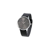 Buy Shop Calvin Klein Grey Dial Black Leather Strap Watch for Women - K2Y2Y1CU USA Online
