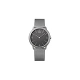 Buy Shop Calvin Klein Minimal Grey Dial Silver Mesh Bracelet Watch for Men - K3M51154 USA Online