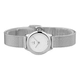 Buy Shop Calvin Klein Minimal White Dial Silver Mesh Bracelet Watch for Women - K3M2312Y USA Online